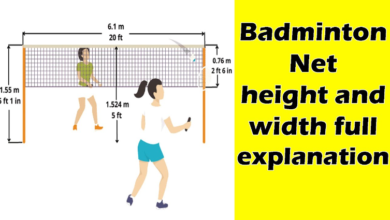 badminton net height